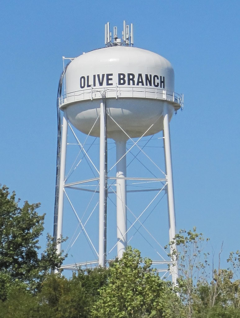 Olive Branch, tn Olive Branch water tower